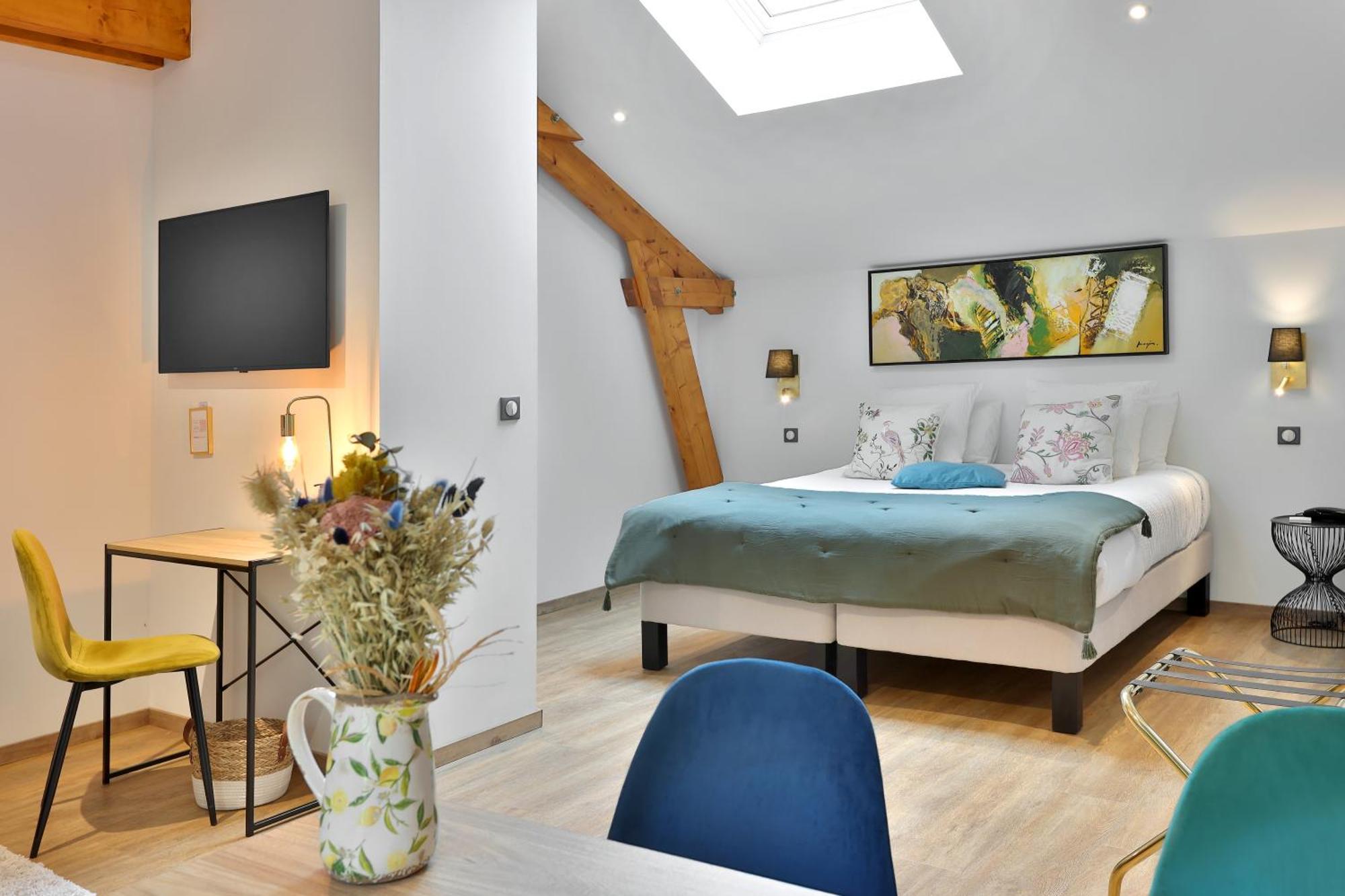 Boutique-Hotel Restaurant L'Atelier D'Epicure Logis Castels Luaran gambar